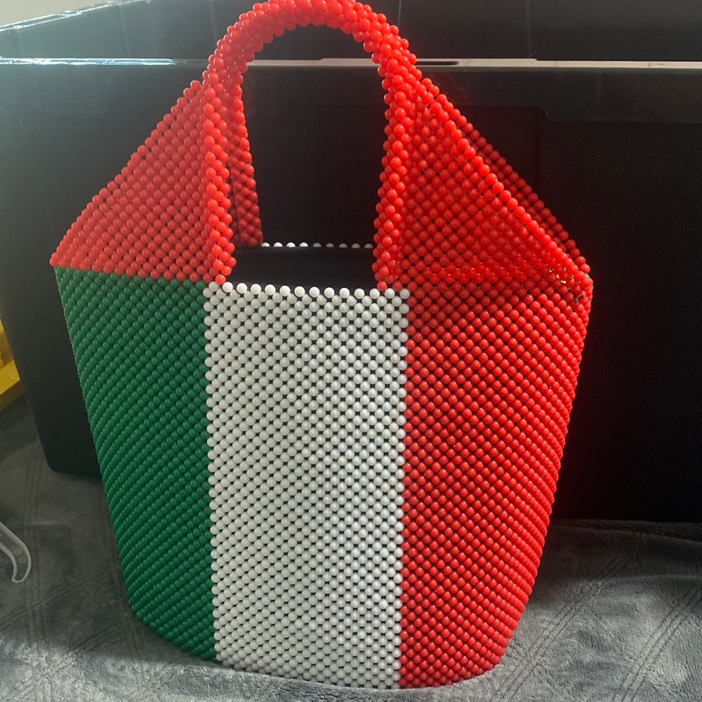 Hand beaded purse made in Africa